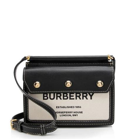 burberry horseferry bag mini|Burberry calfskin leather tote.